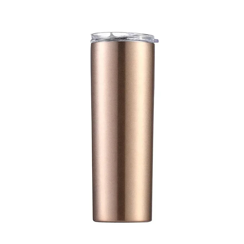 Skinny Tumbler 20oz Travel Mug Sublimation Vacuum Insulated Double Wall Stainless Steel Coffee Tumbler Cup