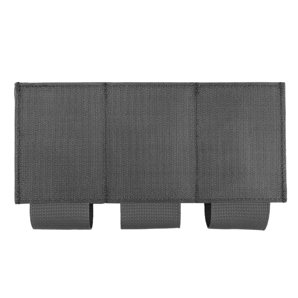 Tactical triple magazine pouch, shooting vest insertable magazine bag, 5.56 7.62 M4 M16 AK rifle mag pouch and magazine holder