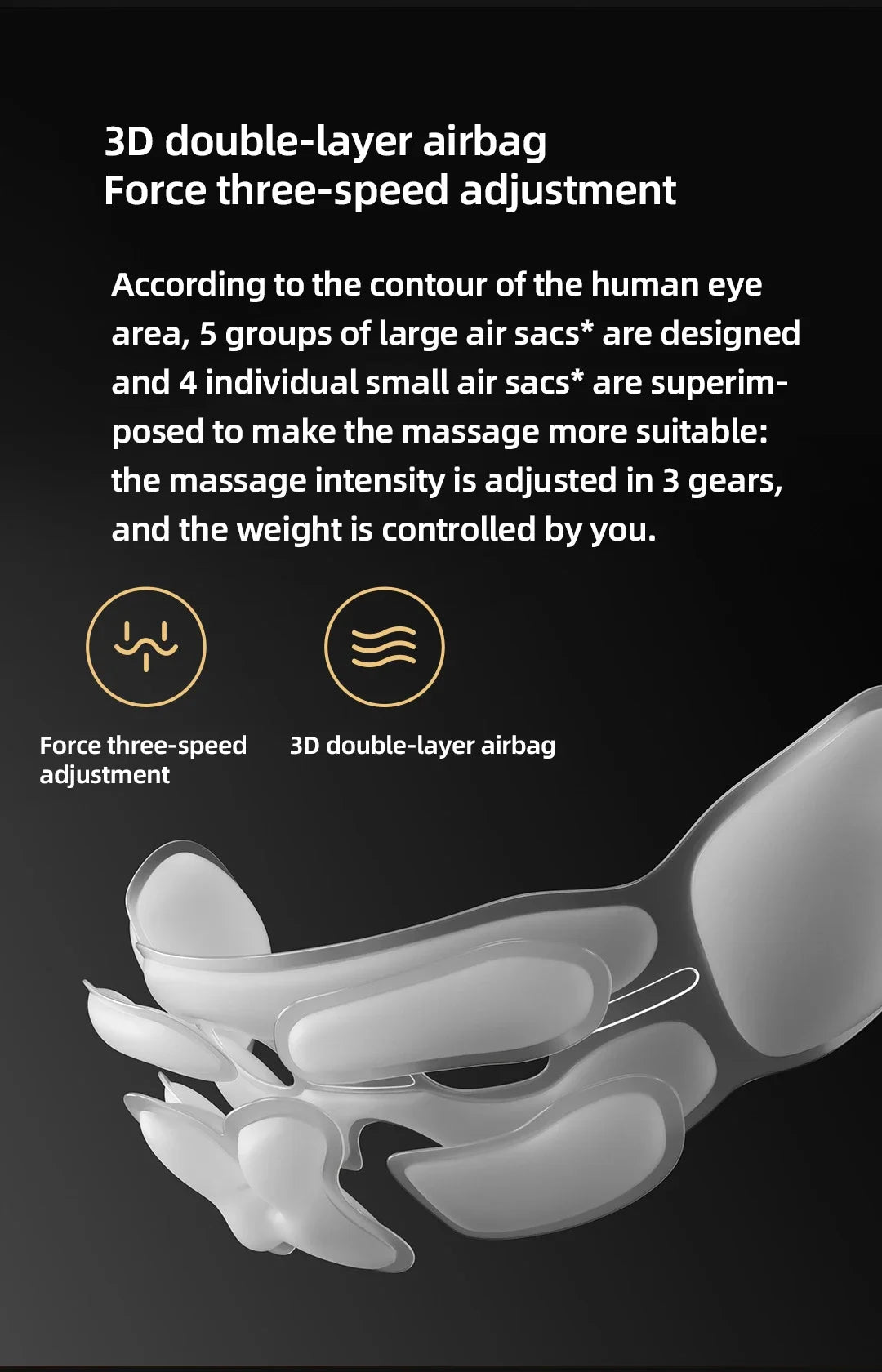 Xiaomi Mijia Smart Eye Massager Hot Compress Zone Massage Relieve Fatigue Eye Care Instrument Work With Mi Home App