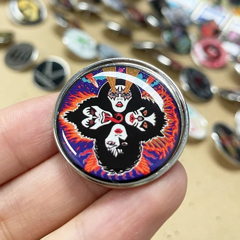 Music Badge Medal Brooch Pins for Backpacks