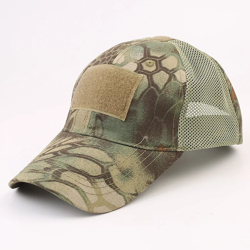 Outdoor Multicam Camouflage Adjustable Cap Mesh Tactical Military Army Airsoft Fishing Hunting Hiking Basketball Snapback Hat