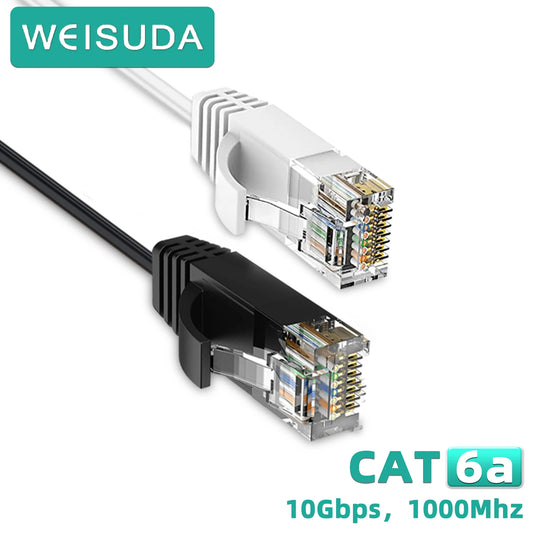 CAT6a Ethernet Cable ugreen 10Gbps/600MHz Shielded RJ45 Network Cable for Gaming/PC/PS5/Xbox/CCTV 100% Pure Copper
