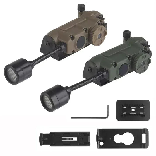 Tactical Helmet Lamp Head Lantern with Multi-color IR Light for Weapon Lights and Emergency Signal Outdoor Hunting Camping