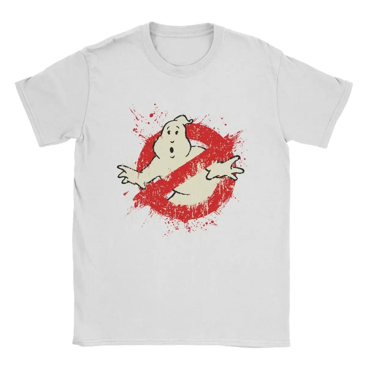 Classic Ghostbuster Movie Print T-Shirts Men Clothes 100% Cotton Summer Short Sleeve Loose Women Tees Harajuku Oversize T Shirt