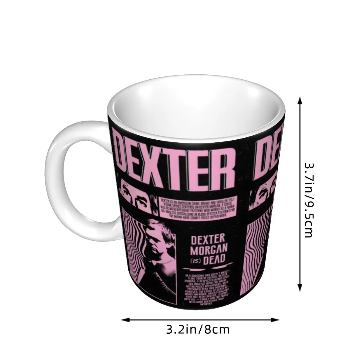 Customized Dexter Morgan Mugs DIY Movie Ceramic Milk Tea Coffee Cup