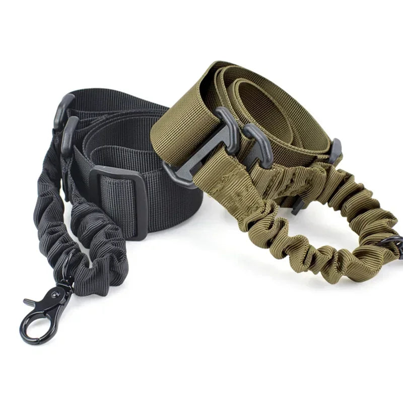 Tactical Single Point Gun Sling Shoulder Strap Rifle Rope Belt with Metal Buckle Shotgun Hunting AR 15 Accessories Airsoft Gear