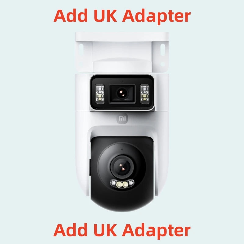 Xiaomi Outdoor Camera 4 Dual Lens 5MP 3K HD Dual View Monitoring Panoramic Closeup Tracking IP66 Weatherproof AntiTheft