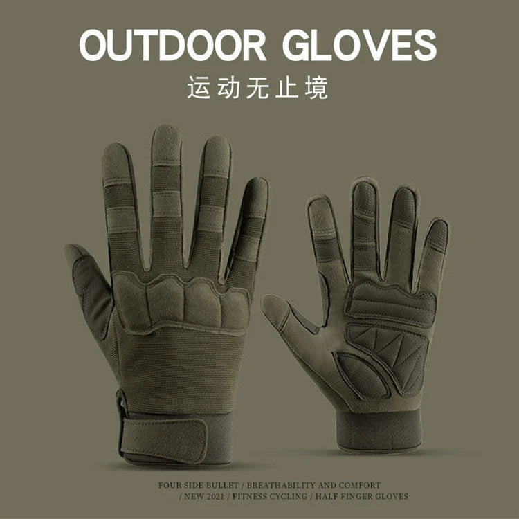 Tactical Gloves Touchscreen Sports Fitness Hunting Full Finger Hiking Gloves Protective Gear Special Gloves