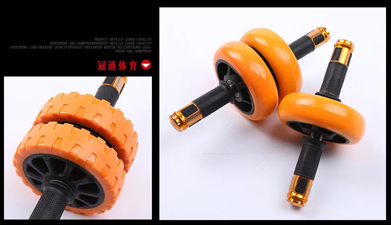 Abdominal Wheel, Multi-specification Pressure and Wear-resistant Fitness Wheel, Non-slip Single and Double Abdominal Wheel
