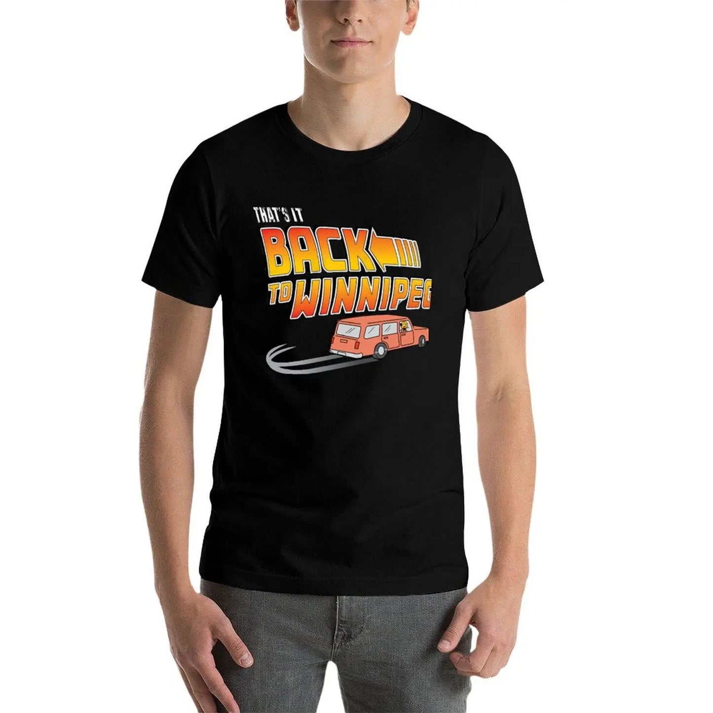 shirt Back t brand cotton 100% That's To t cotton Winnipeg luxury shirt men man T-Shirt It
