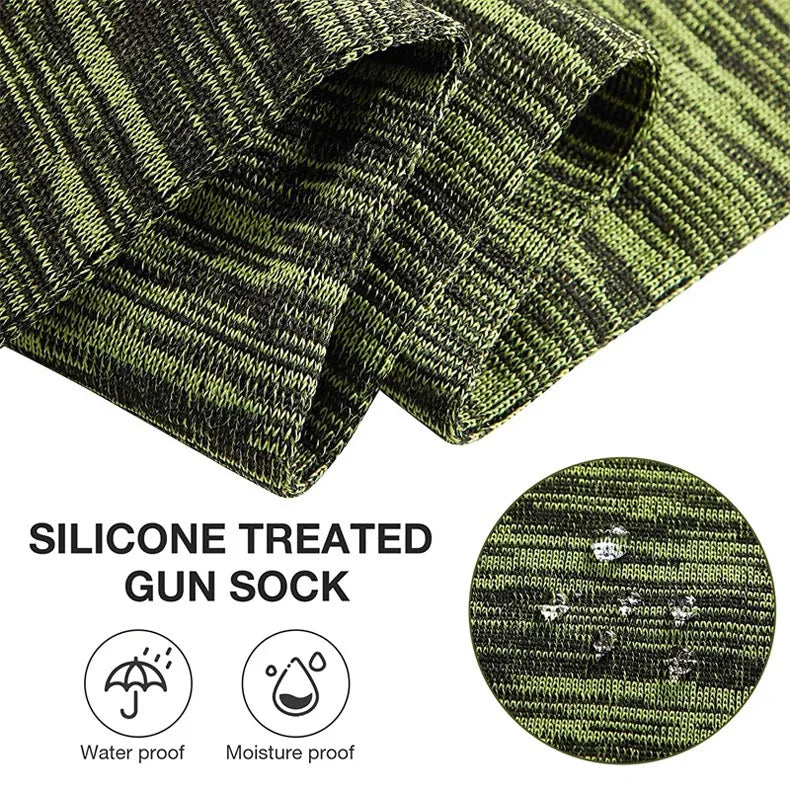 Outdoor Hunting Knitted Gun Socks 54" Polyester Rifle Gun Shooting Fishing Rod Sock Protection Cover Bag Case