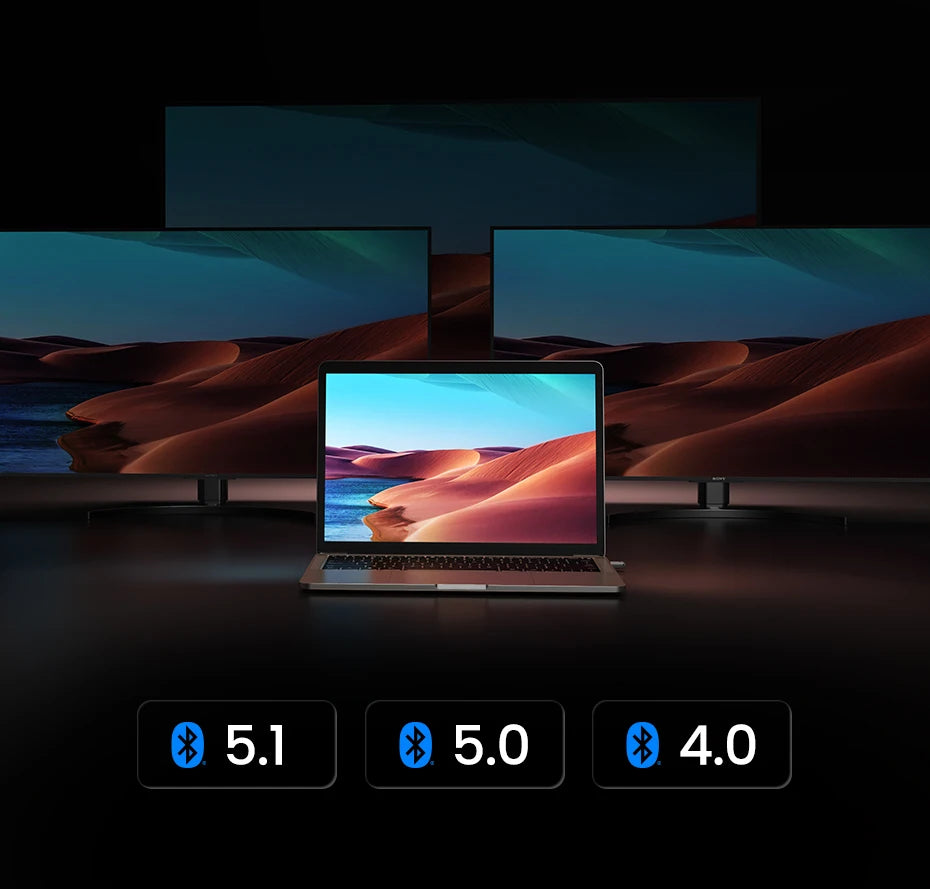 UGREEN 2 in 1 USB Bluetooth 5.4 Dongle Adapter for PC Speaker Wireless Mouse Music Audio Receiver Transmitter Bluetooth 5.0