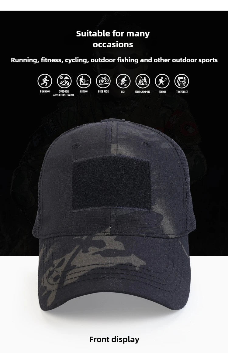 Outdoor Multicam Camouflage Adjustable Cap Mesh Tactical Military Army Airsoft Fishing Hunting Hiking Basketball Snapback Hat