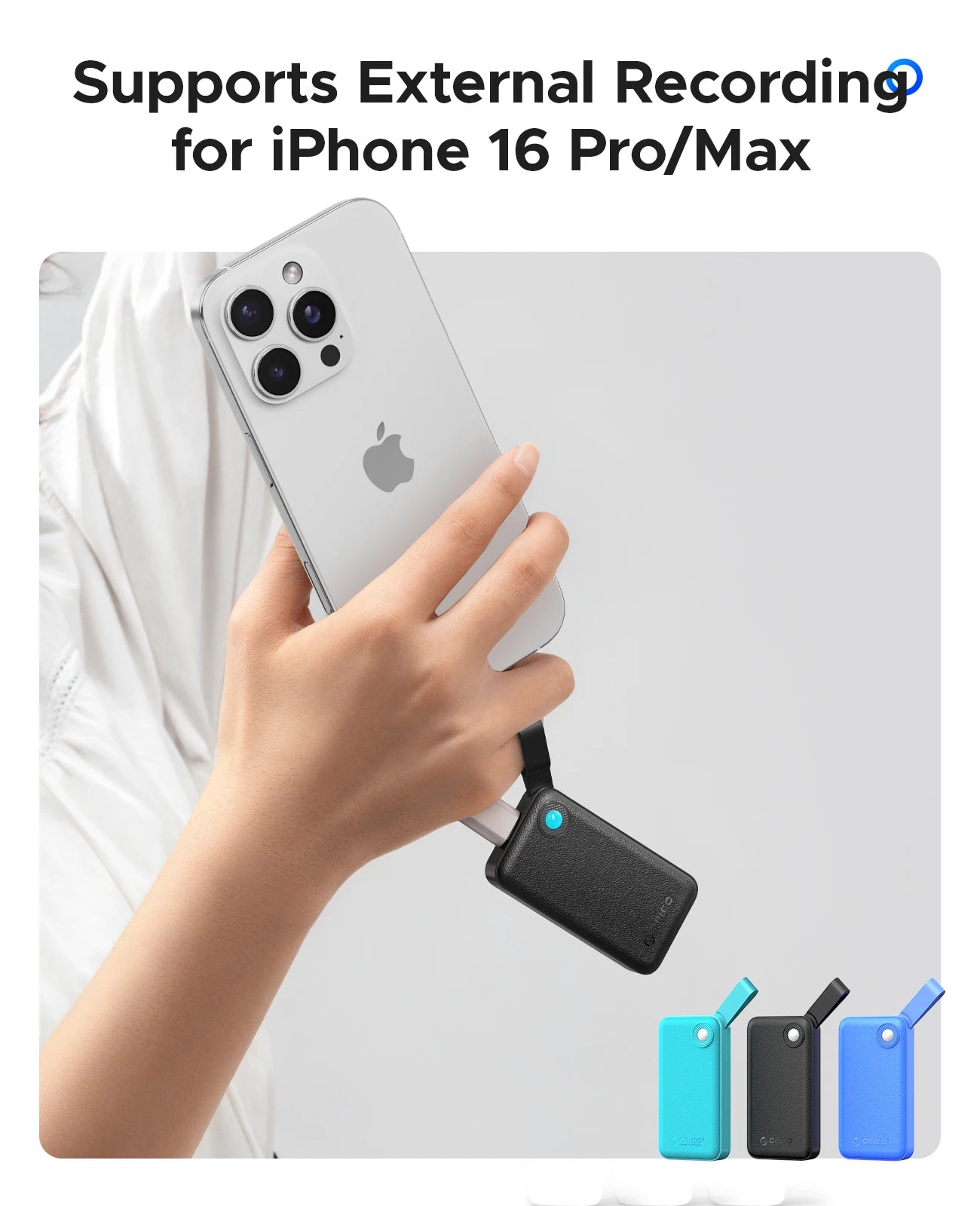 ORICO 2TB Portable SSD Up to 2000MB/s USB 3.2 Gen 2x2 Ultra-Mini Compact with 2 in 1 USB C Cable, External Solid State Drive