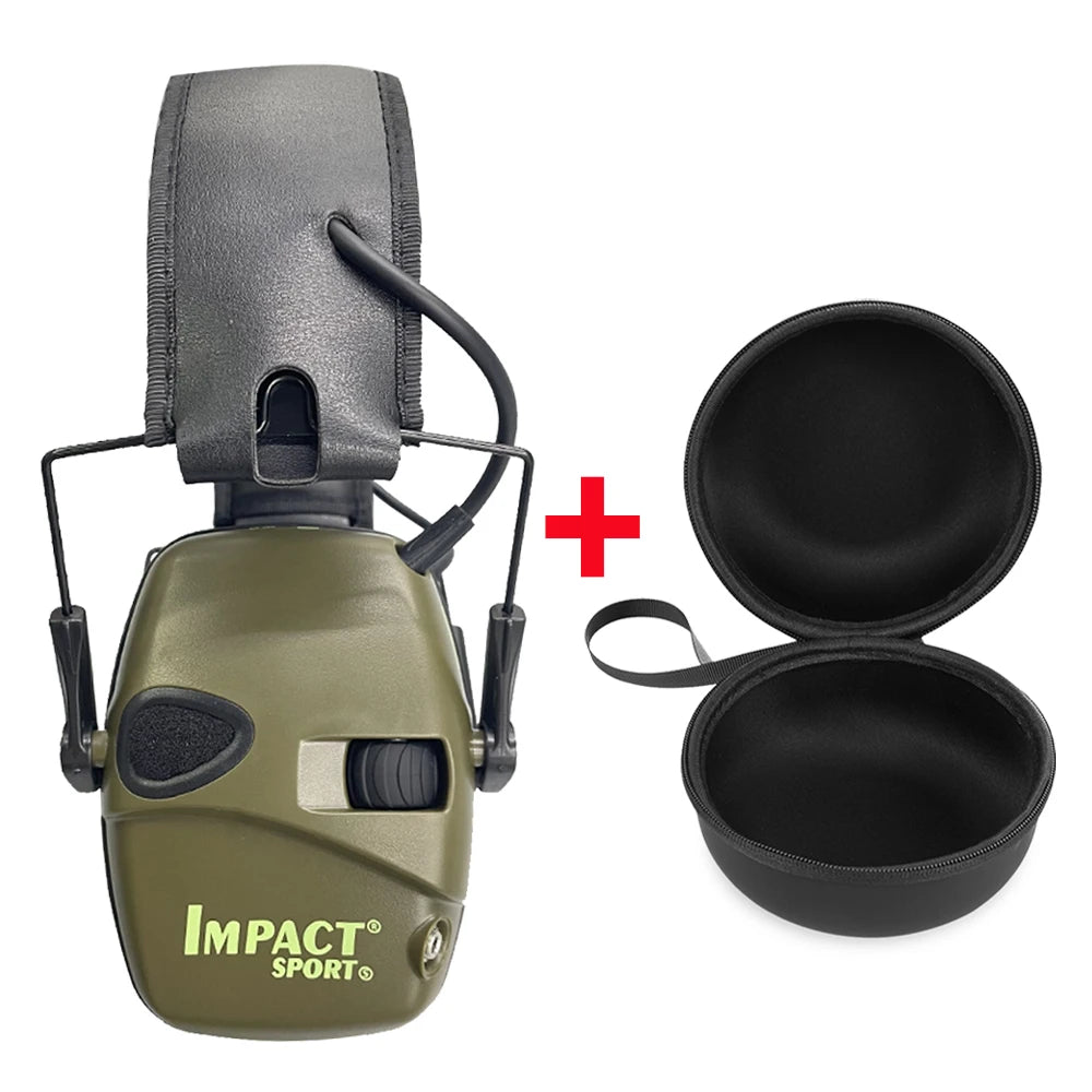 Gun Range Shooting Active Headset Headphones for Hunting Electronic Hearing Protection Ear Protect Noise Reduction Earmuff