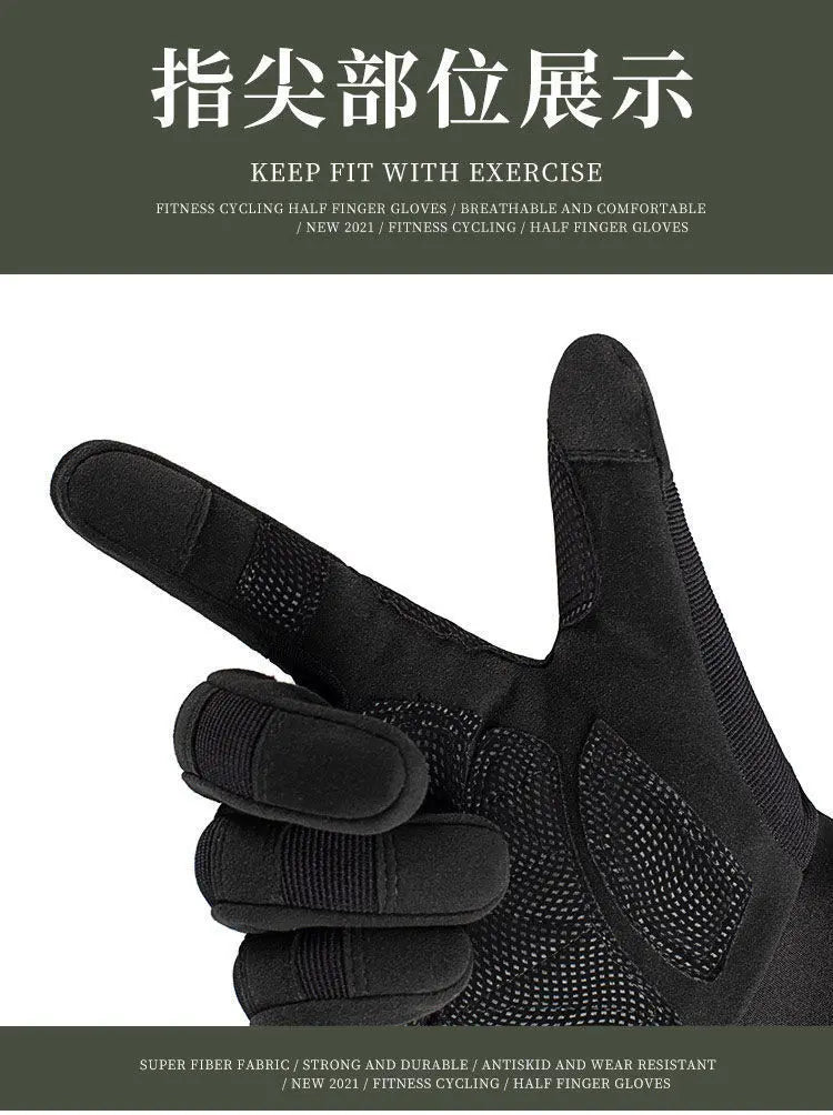 Tactical Gloves Touchscreen Sports Fitness Hunting Full Finger Hiking Gloves Protective Gear Special Gloves
