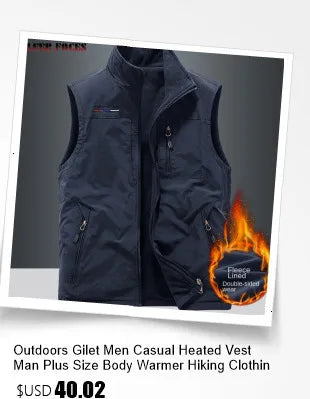Tactical Vest For Men Golf Hunting Large Size Men's Camping Sleeveless Jacket Multi-pocket Work Padded Luxury MAN Clothing Denim