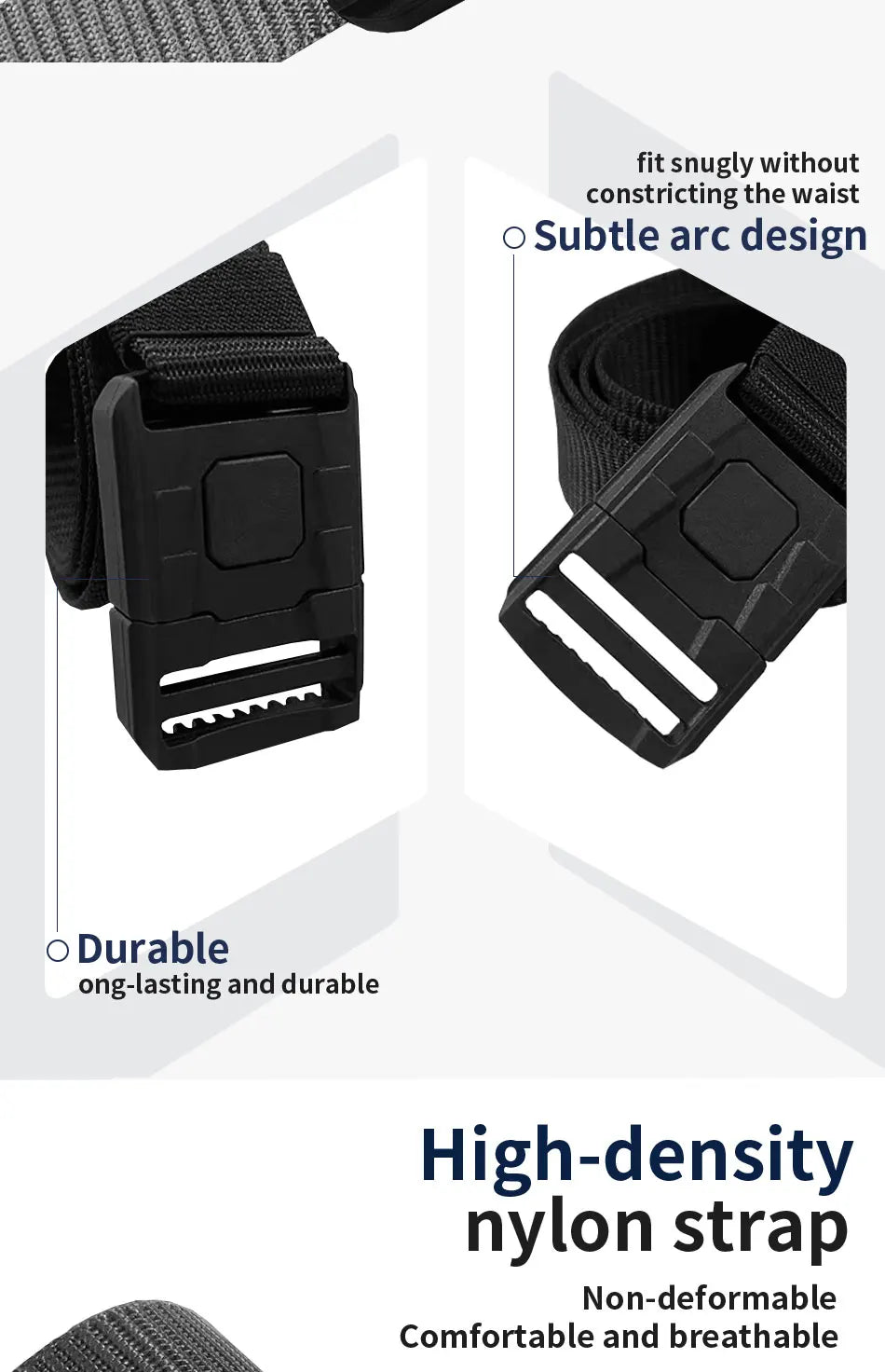 Tactical Waist Belt - Durable Automatic Buckle, Perfect for Outdoor Adventures, Unisex Accessories for Men and Women