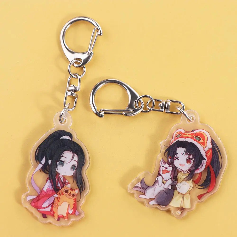 Mo Dao Zu Shi Mo Dao Zu Shi Keychain Wei Wuxian Anime BL Anime Acrylic Keyring Lan Wangji Cartoon