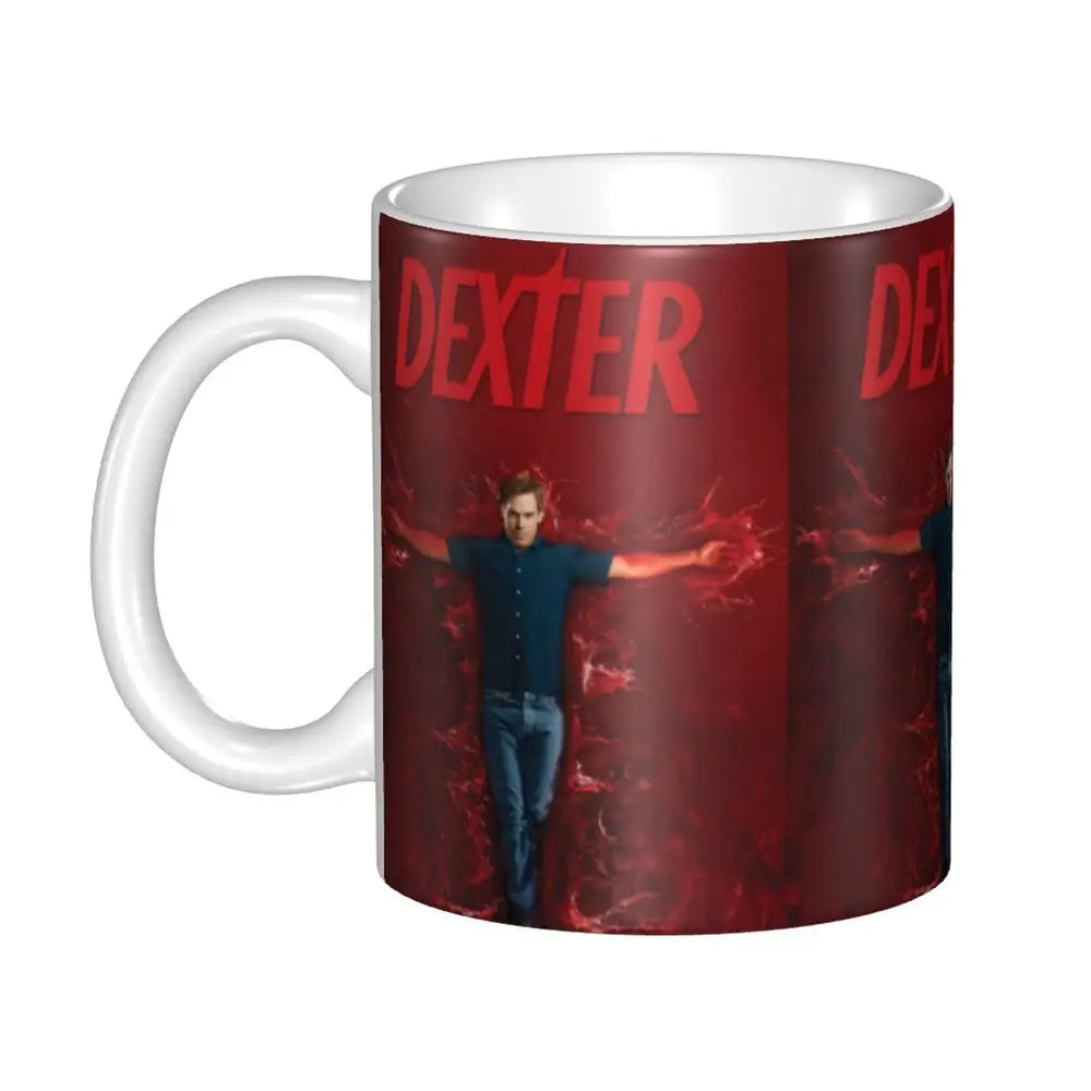 Customized Dexter Morgan Mugs DIY Movie Ceramic Milk Tea Coffee Cup