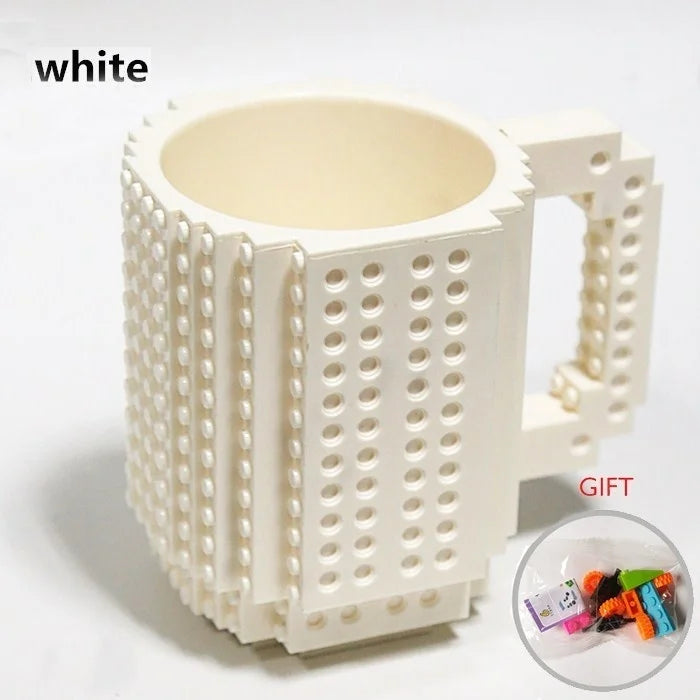 Creative Build-on Brick Mug Cups Building Blocks Design Birthday Gifts Personalized Decorations