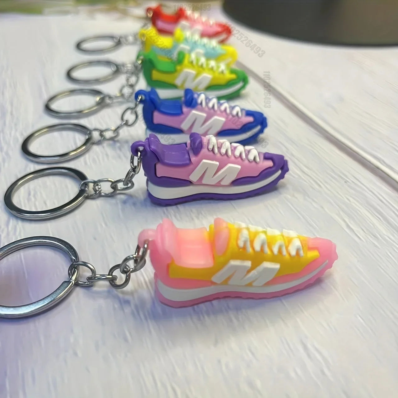 6pc/1pcs Shoe Keychains For Men Mini Cute Cool Sneaker Keychain PVC For Favors Collectible For Sneaker Fans Bag Pendant Tools