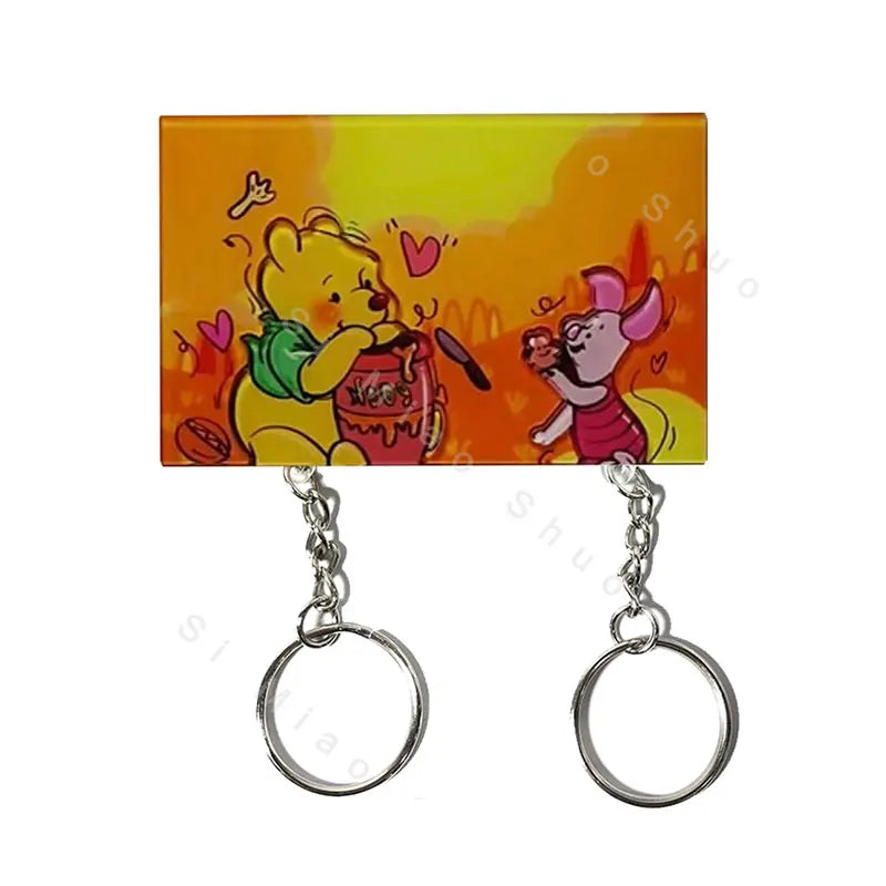 Wall-Mounted Key Holder House Couple Keychain Hanger Shared Keychains Up Movie Key Holder Jigsaw Key Ring Holder Christmas Gift