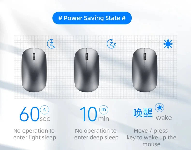 Xiaomi Wireless Mouse Type-C Charging Silent Click Portable Office Ergonomic Laptop Universal Lightweight Office Game No-Noise