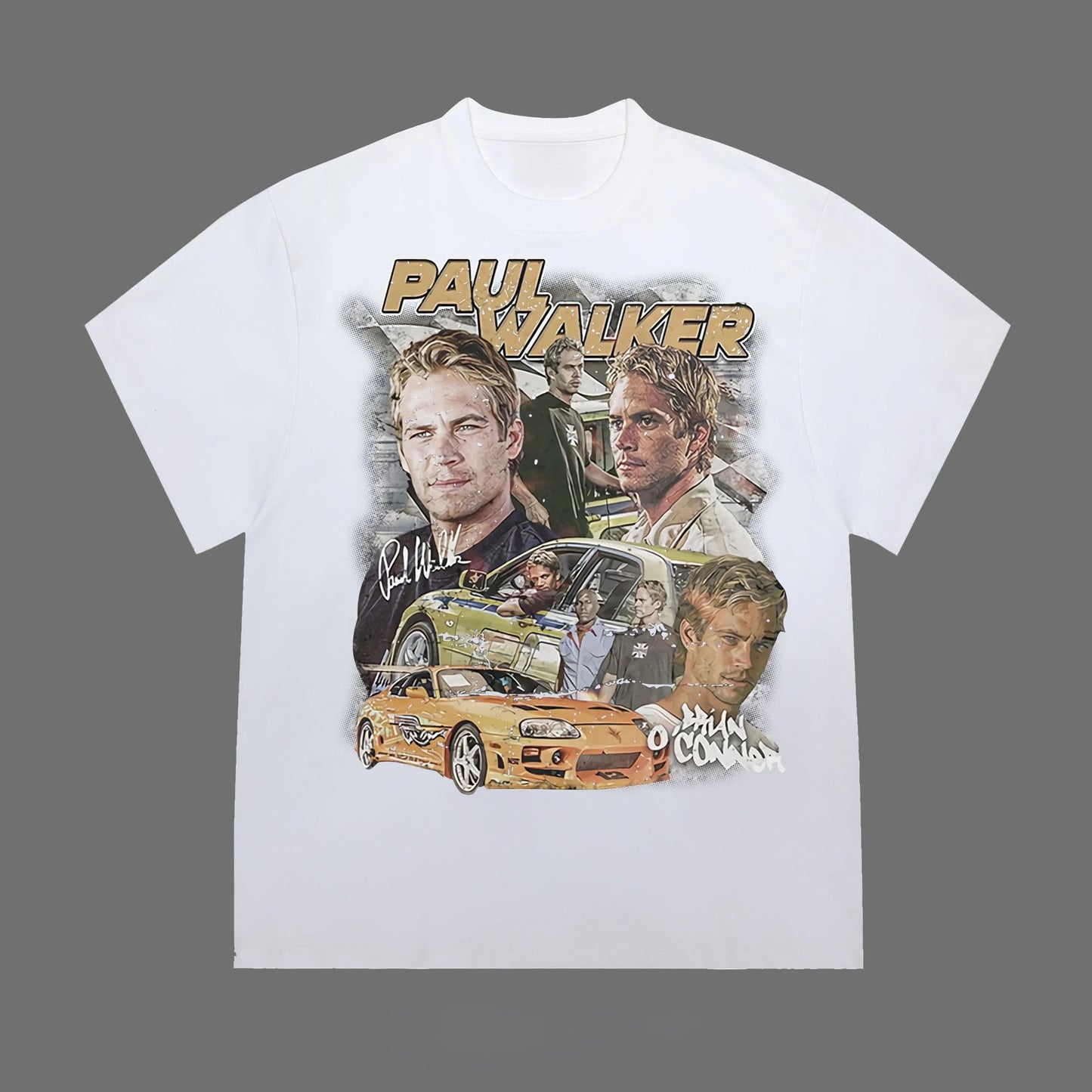 Fast and Furious Shirt 90s Movie Poster Classic Vintage Graphic Men T-shirt Oversized Cotton Tee Clothing Y2k Tops Women Clothes