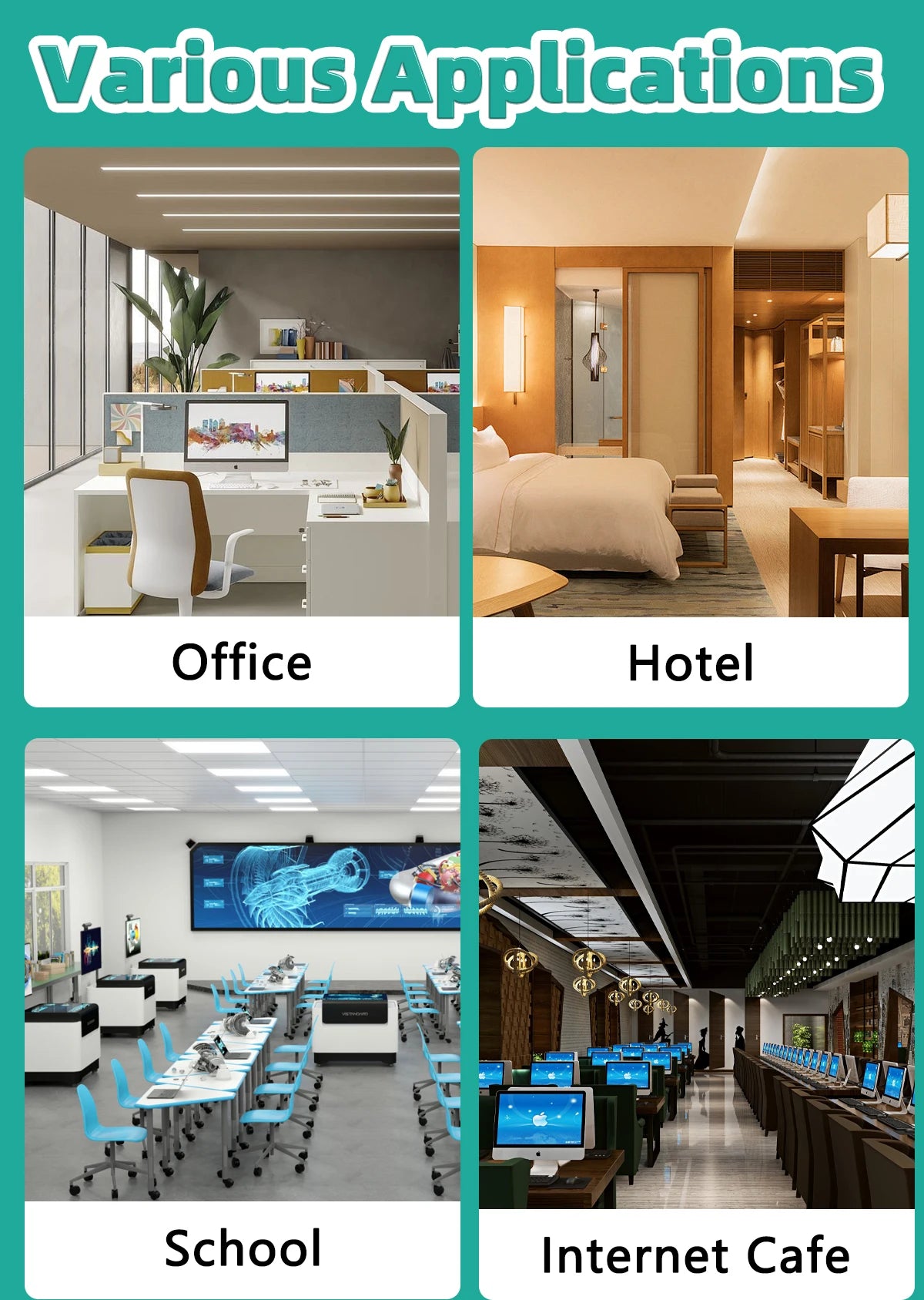 CAT6a Ethernet Cable ugreen 10Gbps/600MHz Shielded RJ45 Network Cable for Gaming/PC/PS5/Xbox/CCTV 100% Pure Copper