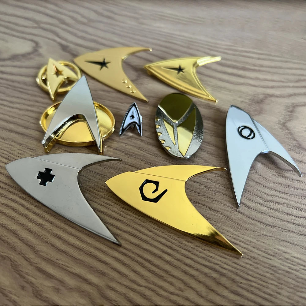 Star Trek The Next Generation Metal Pins Command Science Engineering Medical Starfleet Badges Halloween Party Decor Collectibles