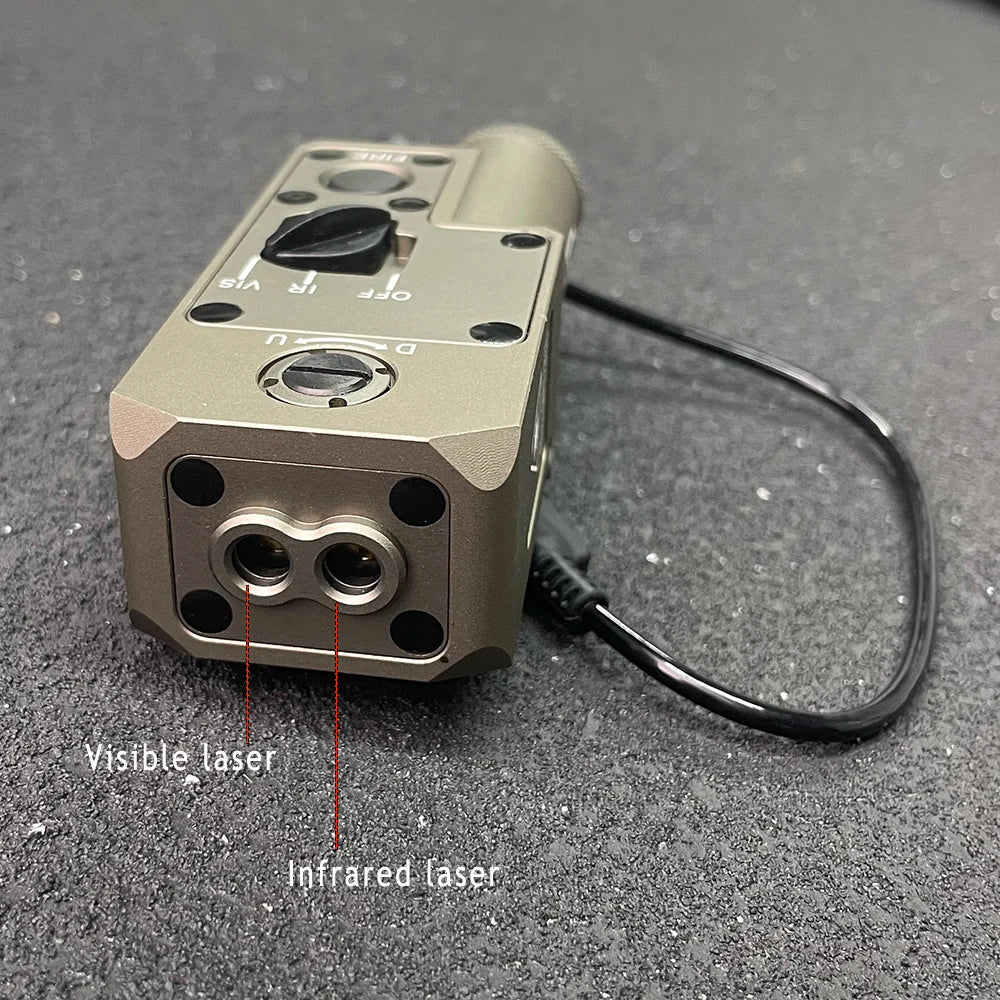 CQBL 1 Tactical Laser Sight Infrared Laser IR Aim Pointer Indicator w/ Remote Pressure Switch Fit 20mm Rail