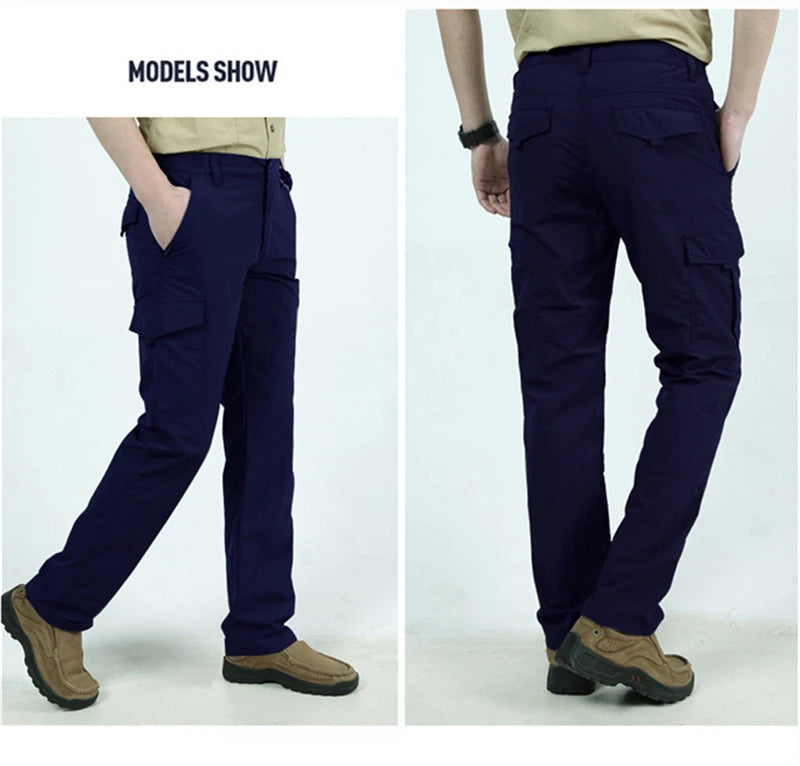 Tactical Cargo Pants Men Outdoor Waterproof SWAT Combat Military Camouflage Trousers Casual Multi Pocket Pants Male Work Joggers