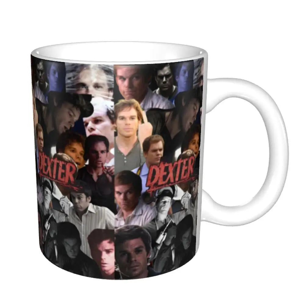 Customized Dexter Morgan Mugs DIY Movie Ceramic Milk Tea Coffee Cup