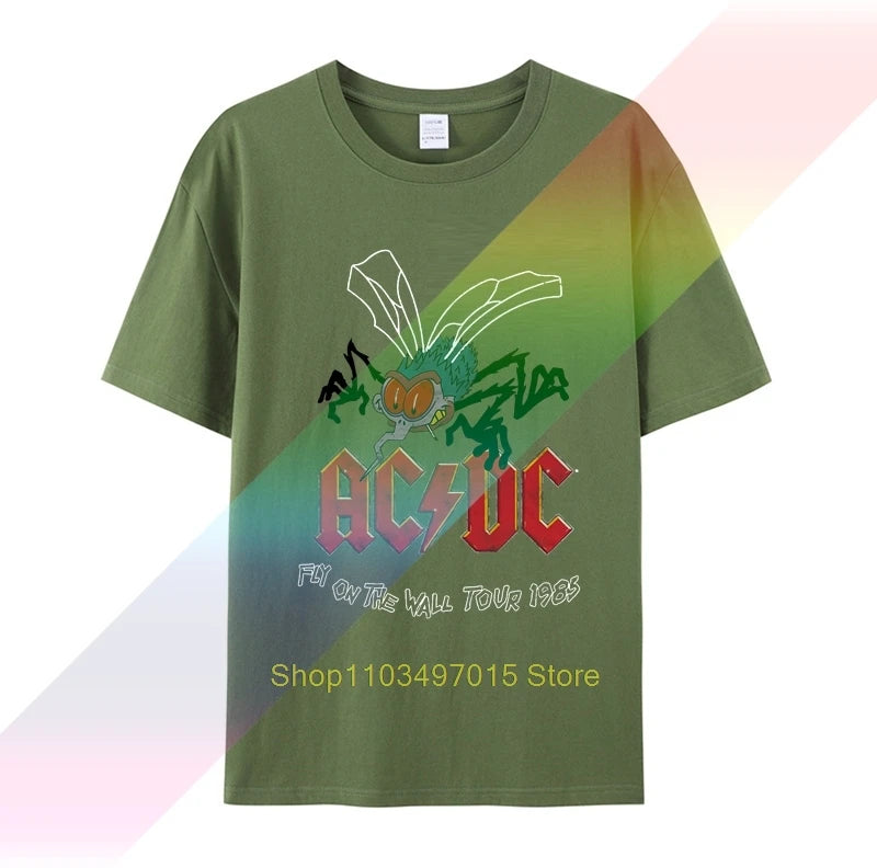 T Shirt AC and DC Fly On The Wall Tour  Size S  New  Official merchandising