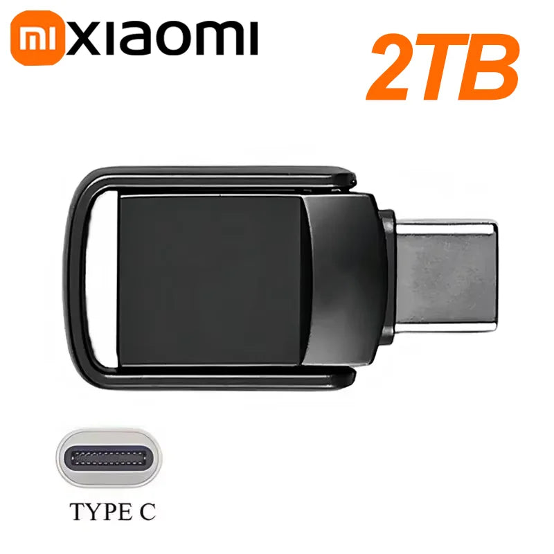 Xiaomi U-Disk USB 3.2 Type-C Interface Mobile Phone Computer Mutual Transmission Portable USB Memory 2TB 1TB 512GB 2025 NEWEST