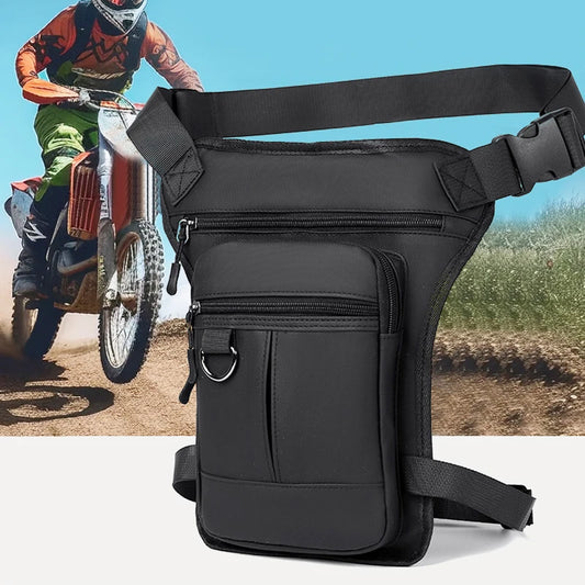 Tactical Travel Bag Waterproof Motorcycle Waist Leg Bag Men Hip Bum Pack Leg Side Bag Ride Bags Outdoor Casual Fanny Pack Bag