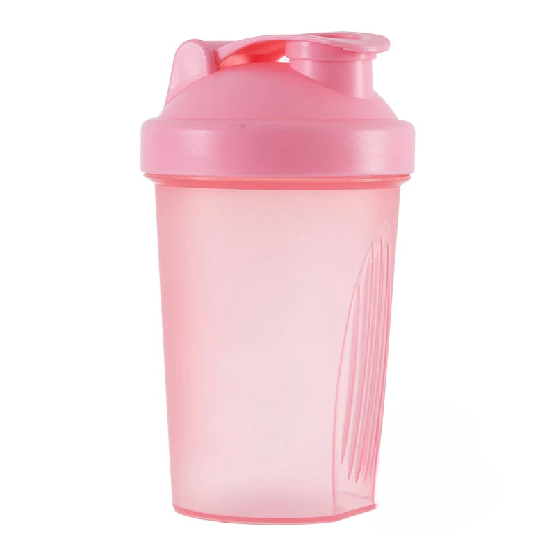 400ml BPA-Free Protein Shaker Bottle with Shaker Ball Leakproof Fitness Gym Mixer with Shaker Ball for Whey Protein Easy Clean