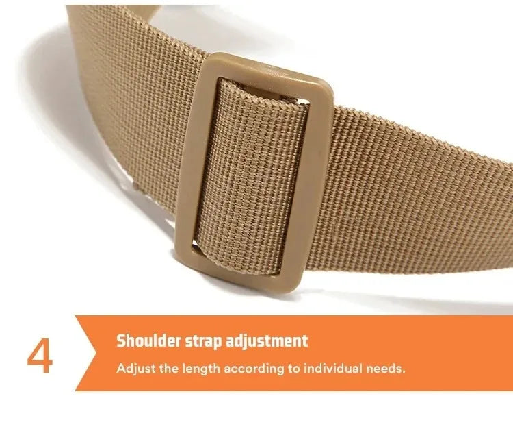 Tactical shoulder bag, holster, concealed carry, sling, messenger bag, suitable for hunting, camping, travel, tourism