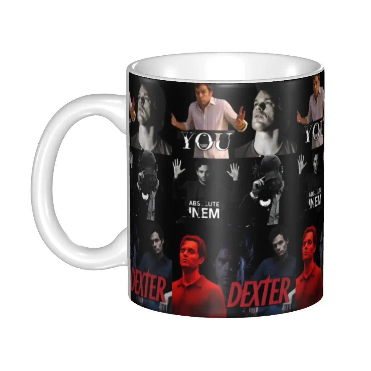 Customized Dexter Morgan Mugs DIY Movie Ceramic Milk Tea Coffee Cup