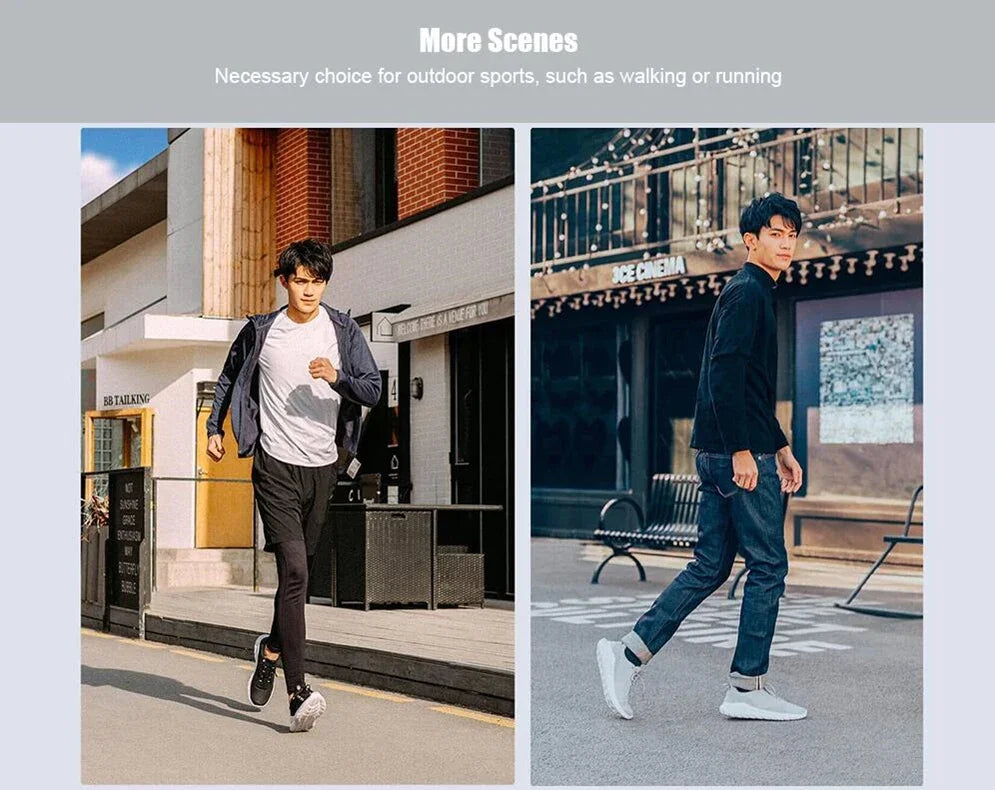 Original Xiaomi Mijia Freetie Light Weight Running Shoes Men's City Sneaker Air Mesh Breathable EVA Sole Casual Smart Shoes