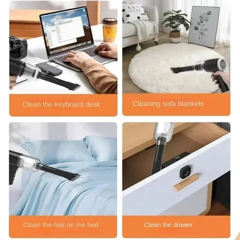 Xiaomi Car Vacuum Cleaner 2900000 Pa 4 In1 Powerful Clean Machine Wireless Blowing Suction Portable Vacuum Cleaner For Vehicle