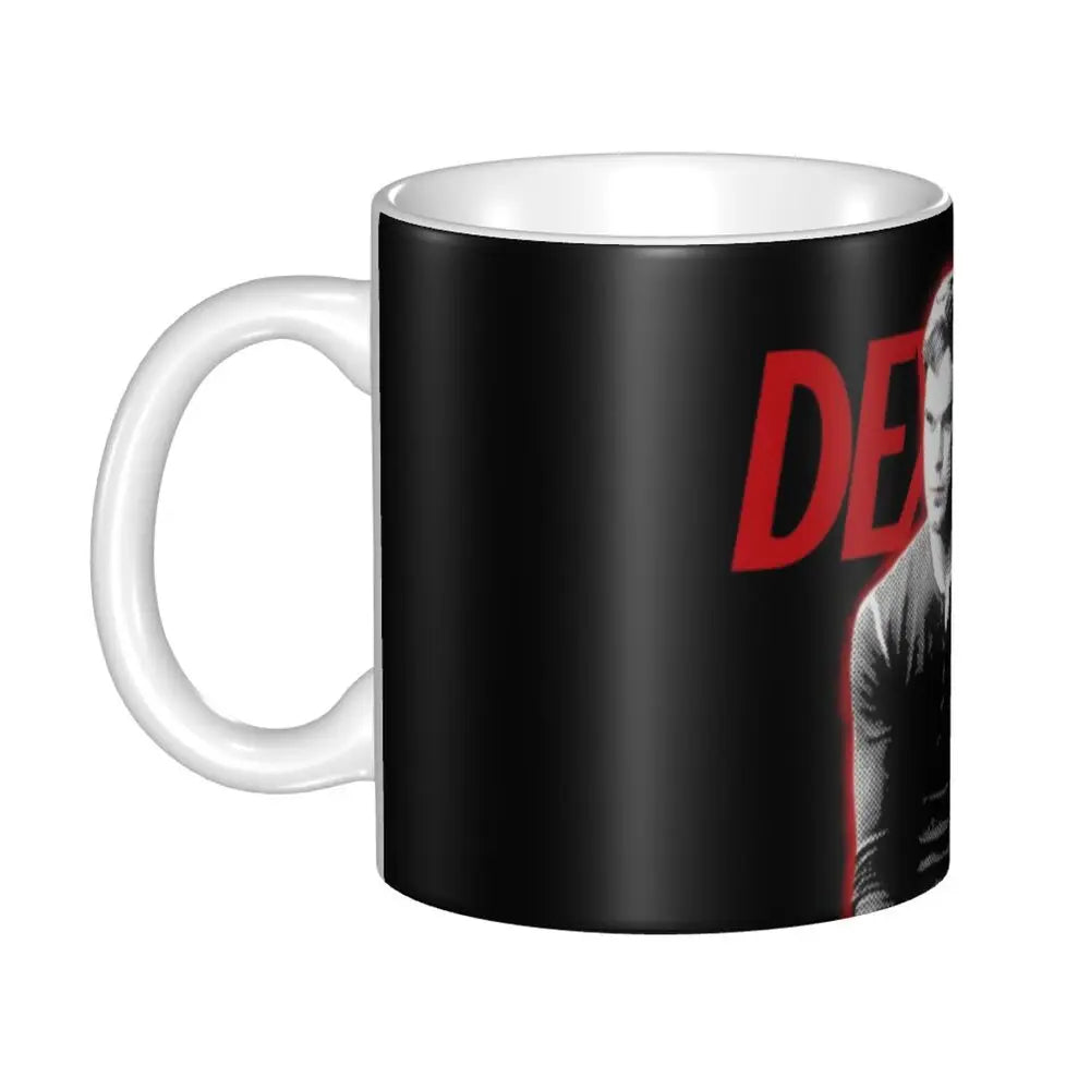 Customized Dexter Morgan Mugs DIY Movie Ceramic Milk Tea Coffee Cup