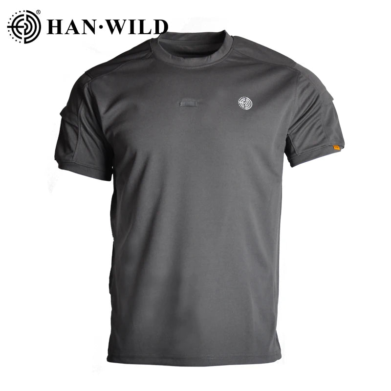Tactical Shirt Airsoft T-shirts Men Clothing Quick Dry Outdoor Hiking Camping Combat Shirts Sports Trainning Hunting Outfit