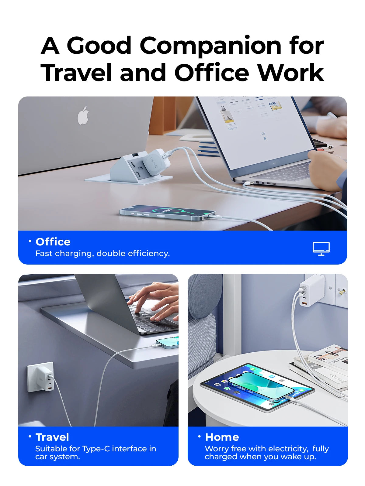 ORICO 100W USB C Cable Fast Charging Type C to USB C 20V5A Woven Design with Strip for iPhone15 Pro Max Huawei Mate 60 Xiaomi