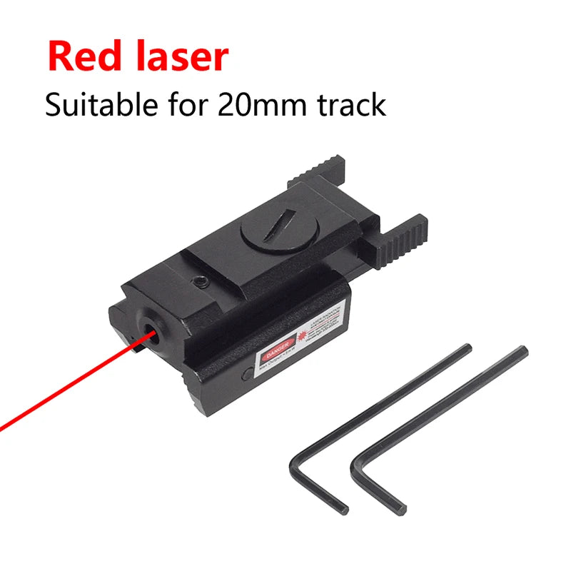 Tactical Handgun Red Dot Green Laser Pointer Sight Rifle 11mm 20mm Picatinny Rail For G17 19 Hunting Pistol Sighter