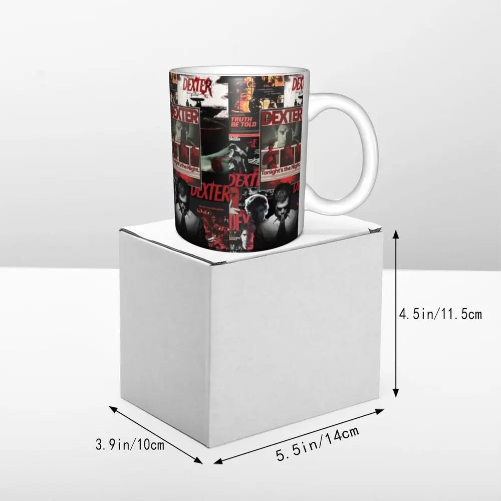 Customized Dexter Morgan Mugs DIY Movie Ceramic Milk Tea Coffee Cup