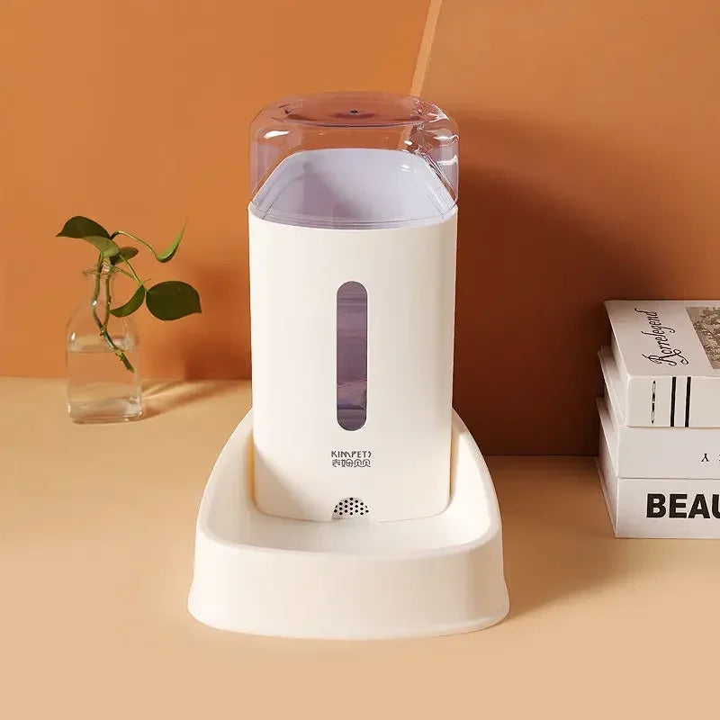 Pet Supplies, Large Capacity Water Dispenser, Automatic Feeder Drinking Water, Dry Wet Separation Food Container, Pet Cat