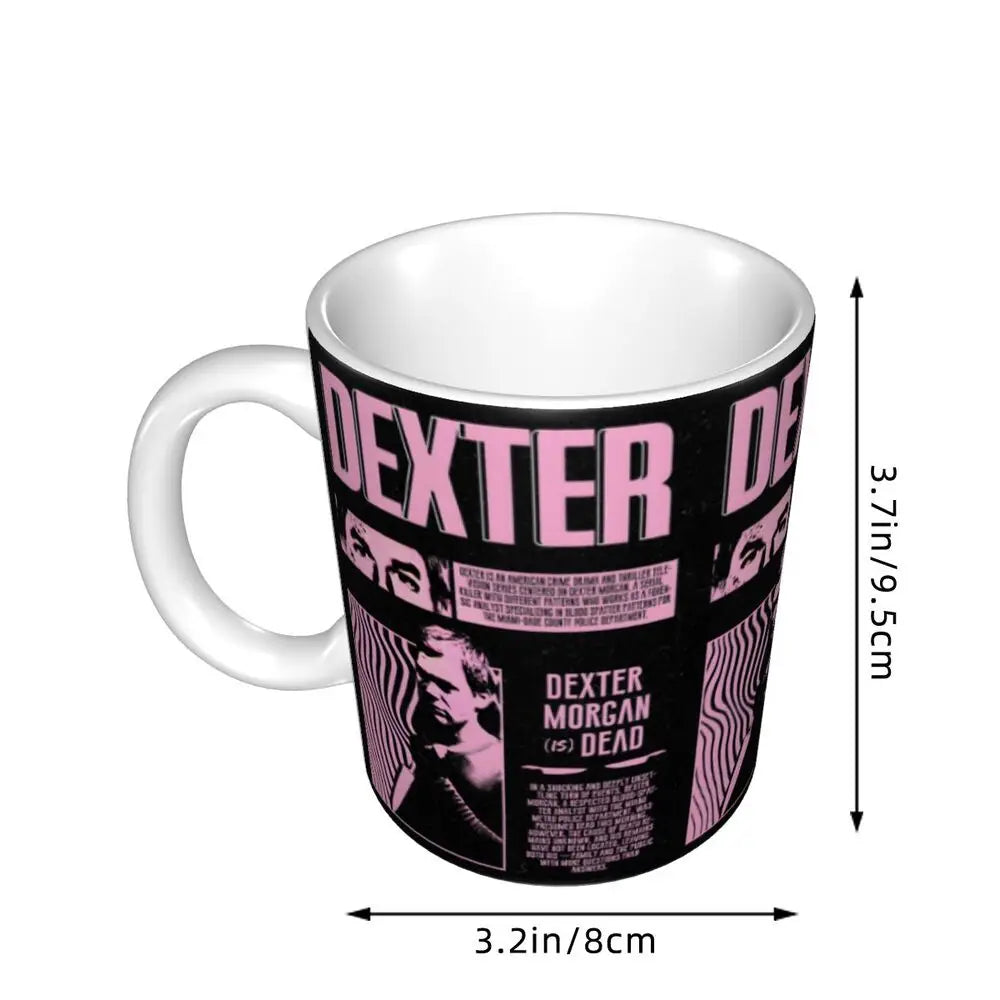 Customized Dexter Morgan Mugs DIY Movie Ceramic Milk Tea Coffee Cup