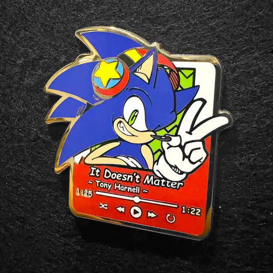 Hero Story Music Player Enamel Pin